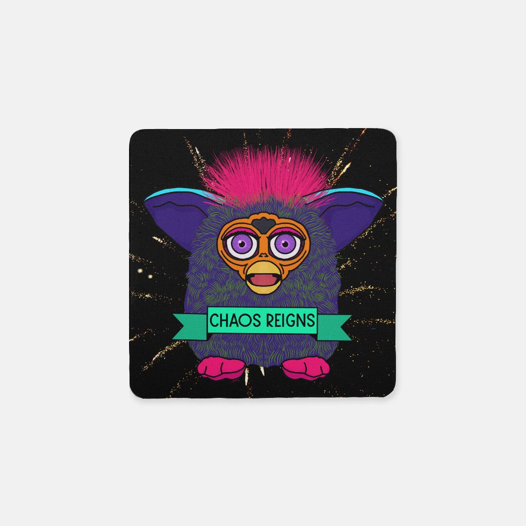 Furby 1 Coaster Neoprene Back (Square) 4PK