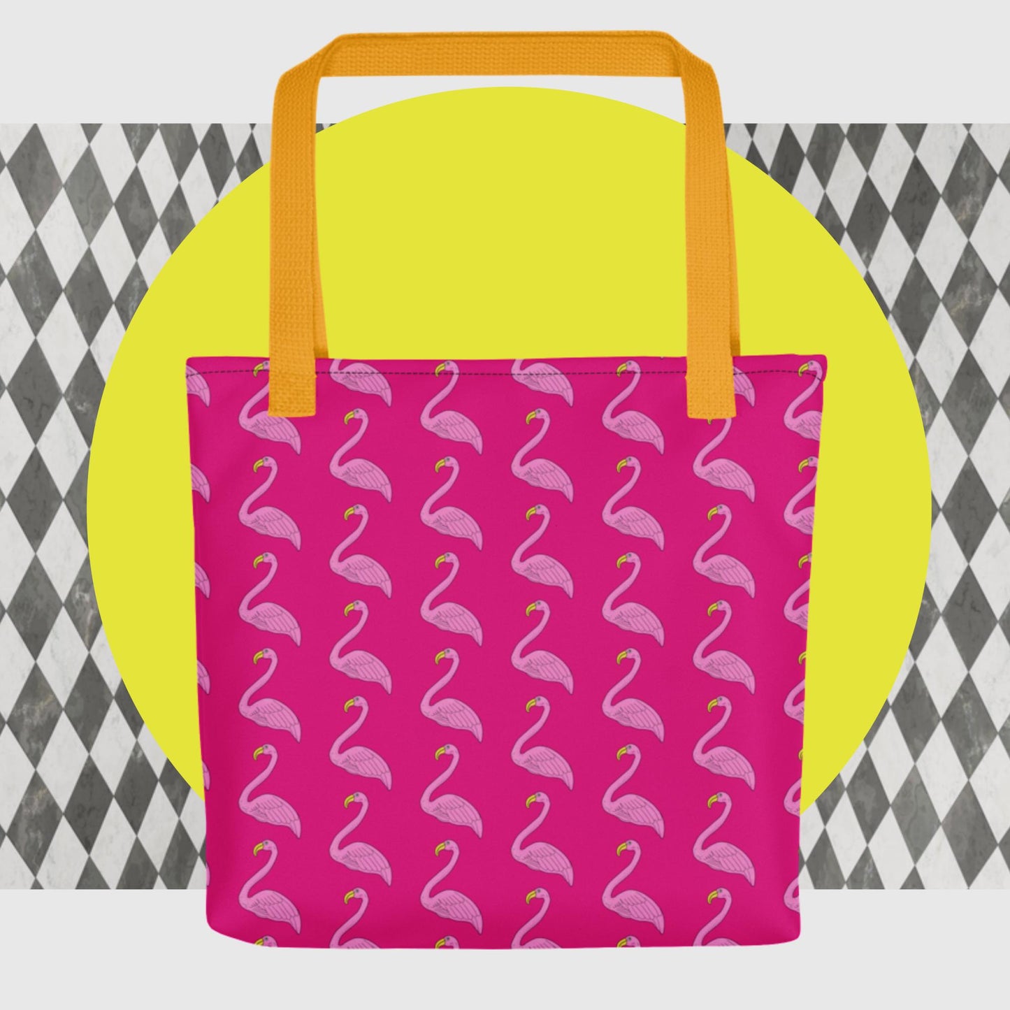 Pink Flamingo Tote Bag