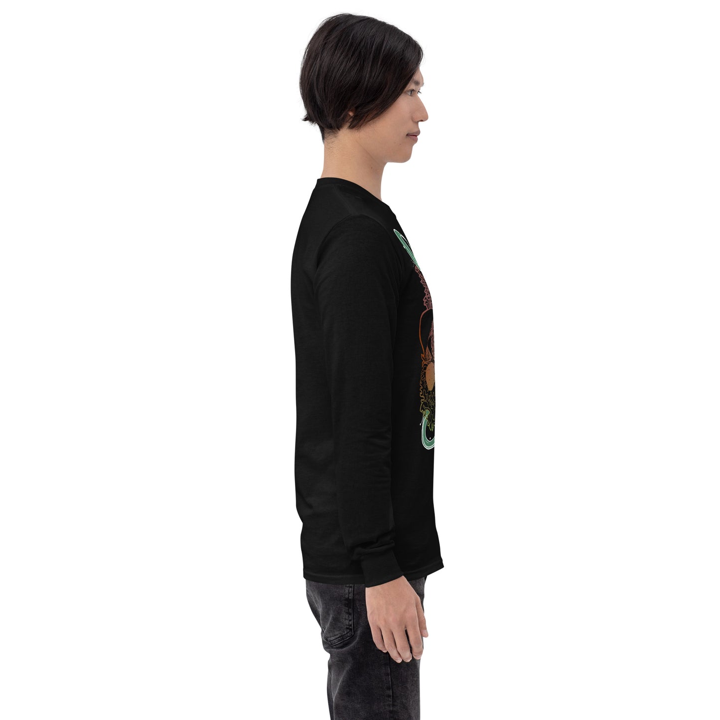 Earthy Mushroom Magic Long Sleeve Shirt