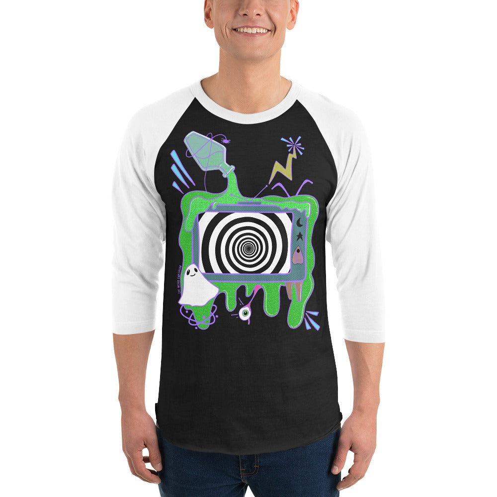 Spooky TV Raglan (Baseball Tshirt)