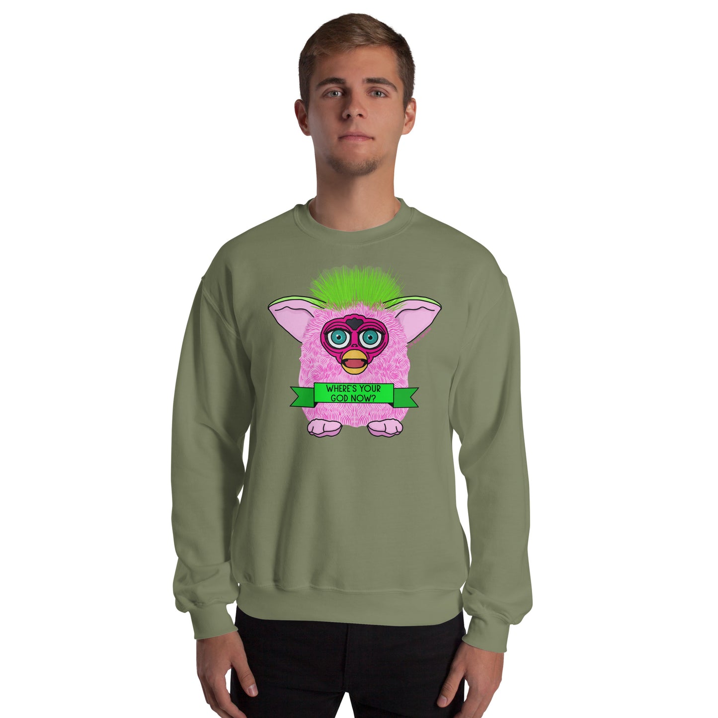 Furby - Where's Your God Now? Sweatshirt