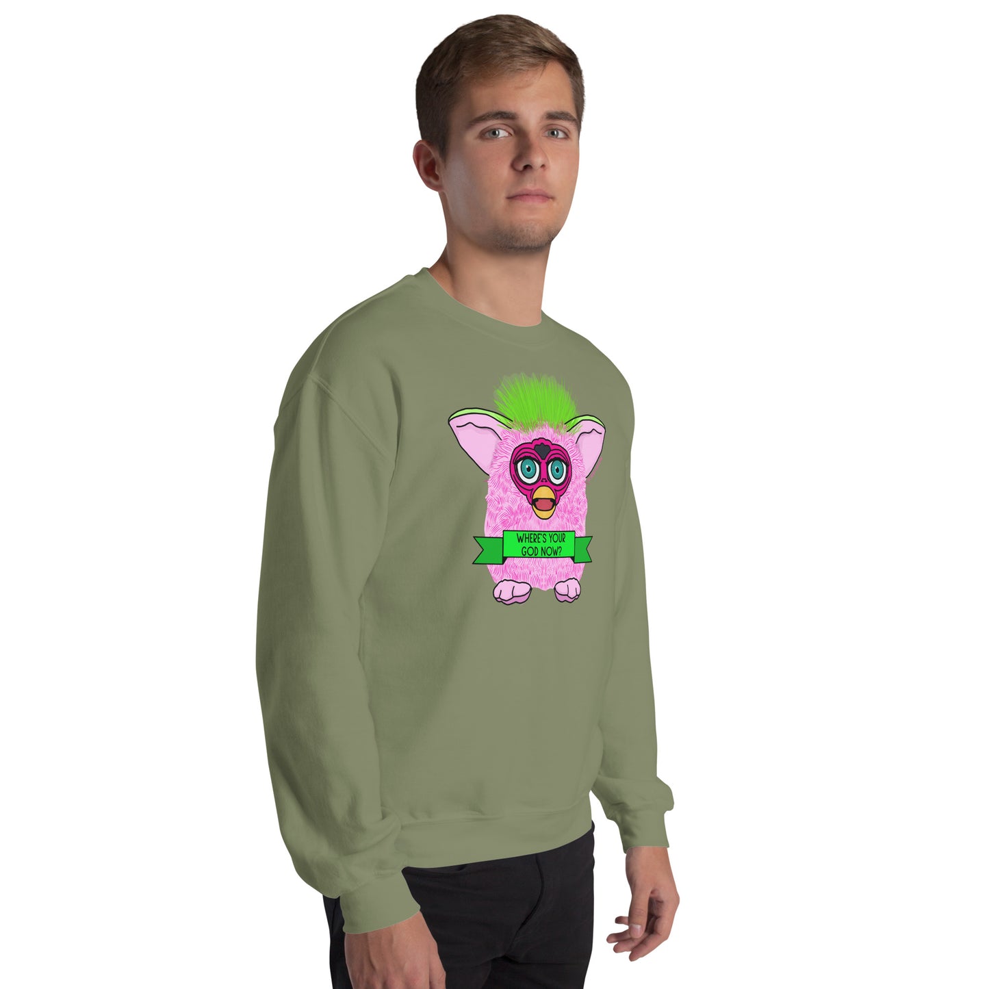Furby - Where's Your God Now? Sweatshirt