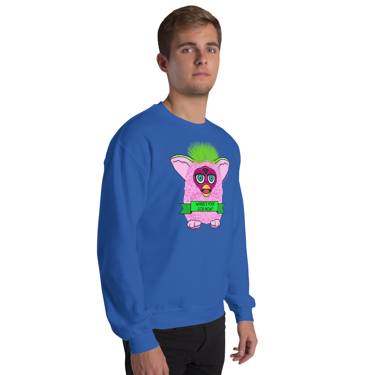 Furby - Where's Your God Now? Sweatshirt