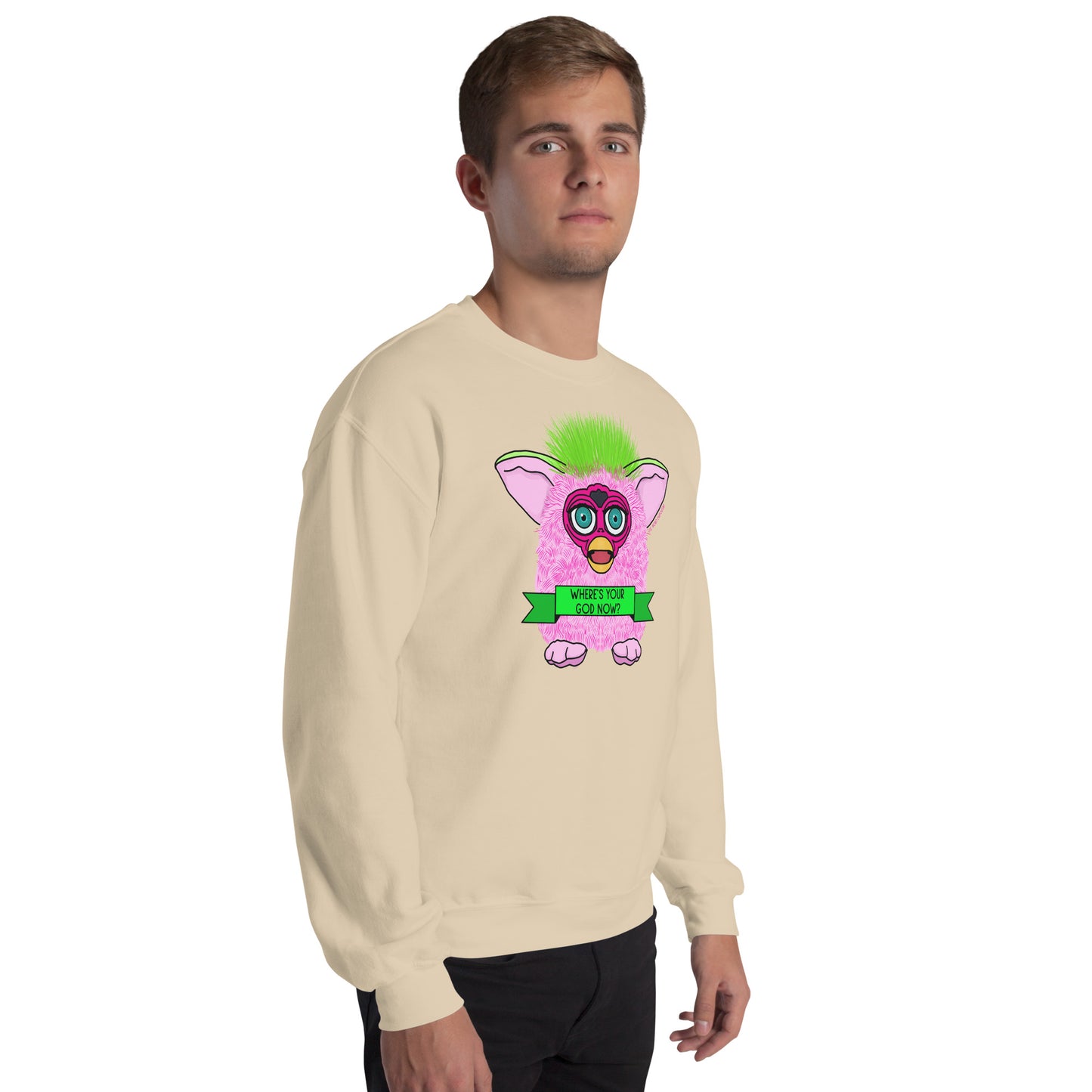 Furby - Where's Your God Now? Sweatshirt