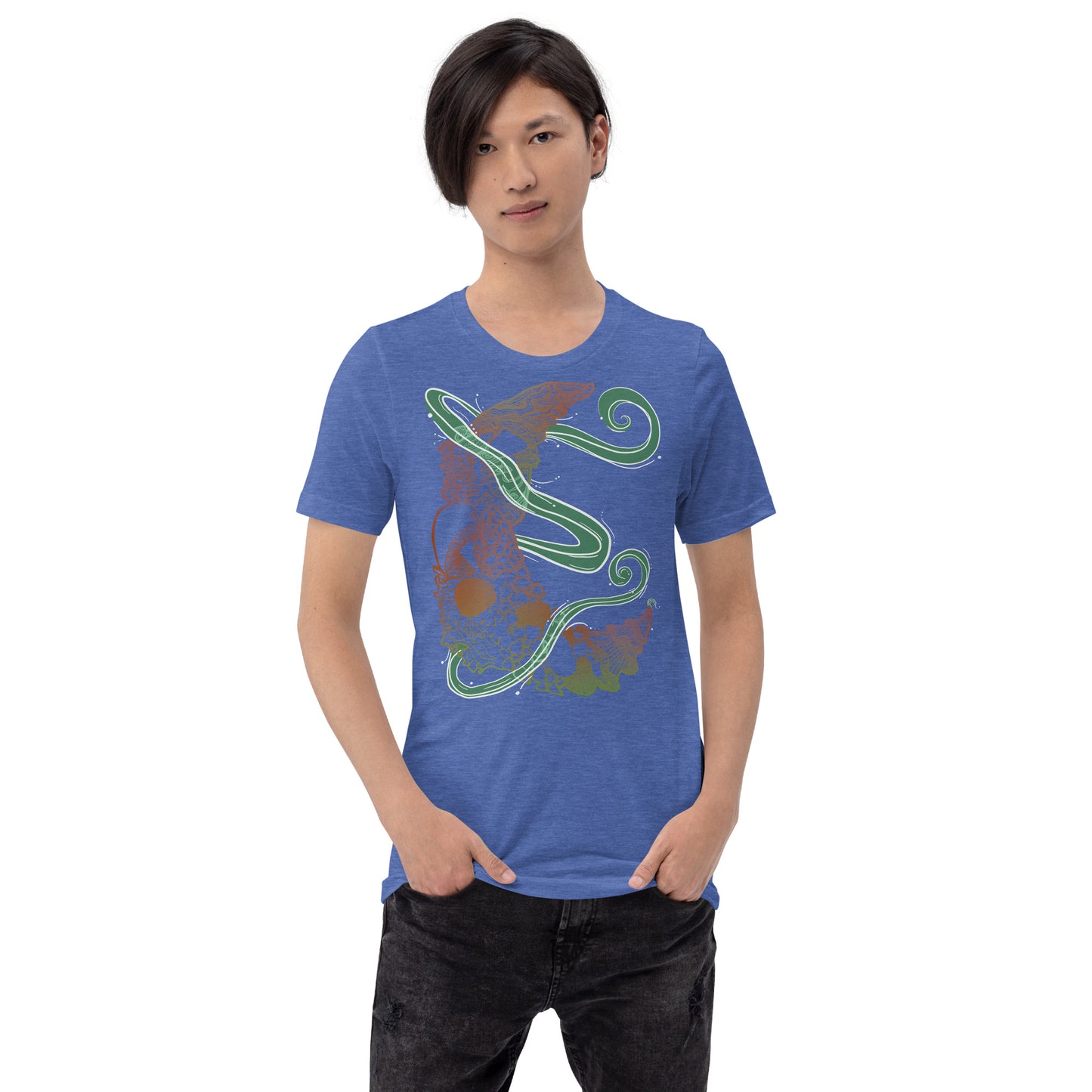 Earthy Mushroom Magic Unisex t-shirt