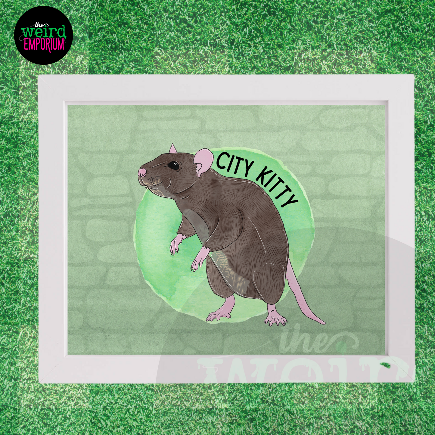 City Kitty Print