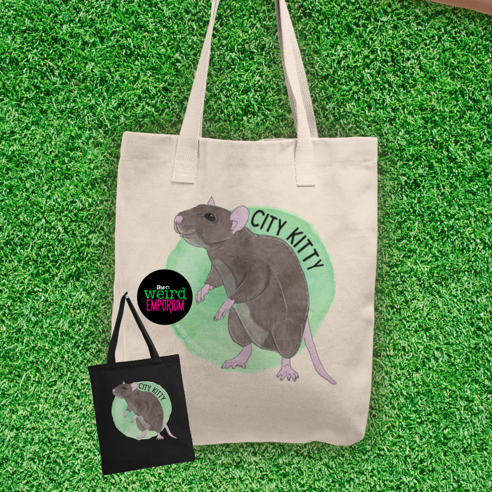 City Kitty Tote Bag