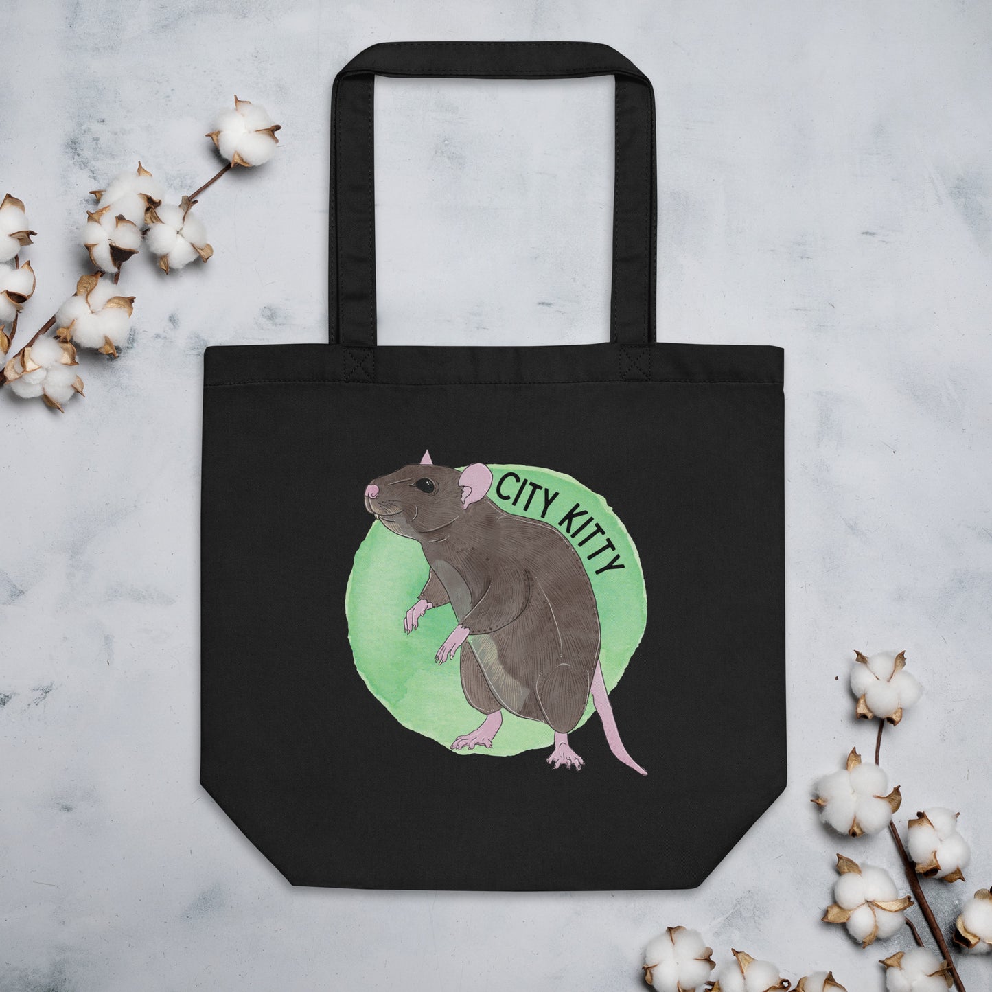 City Kitty Tote Bag
