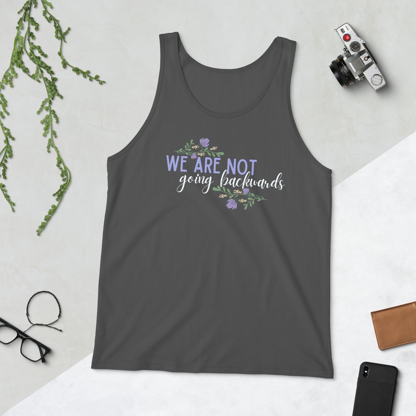 We are not going back Tank Top (Dark Shirts)