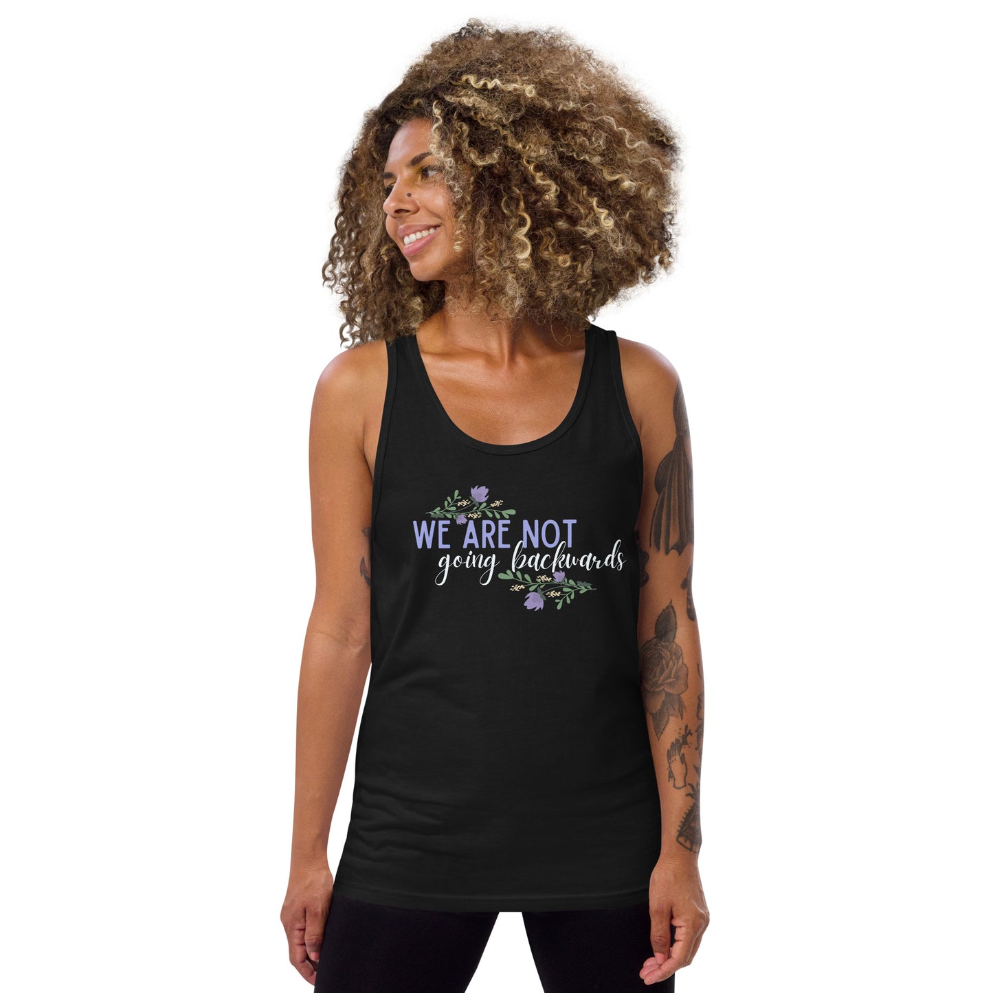 We are not going back Tank Top (Dark Shirts)