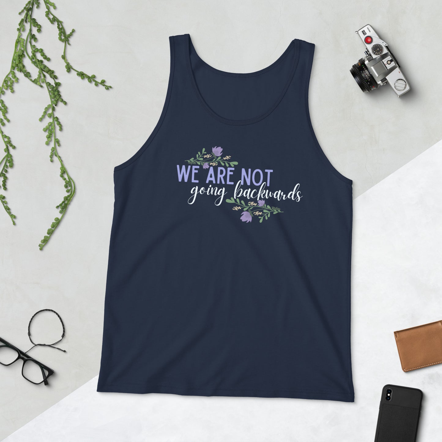 We are not going back Tank Top (Dark Shirts)