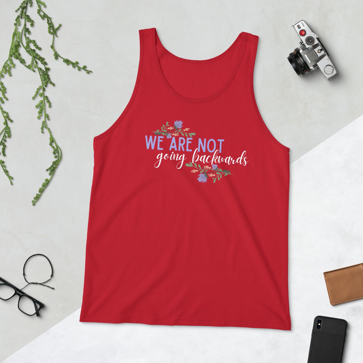 We are not going back Tank Top (Dark Shirts)