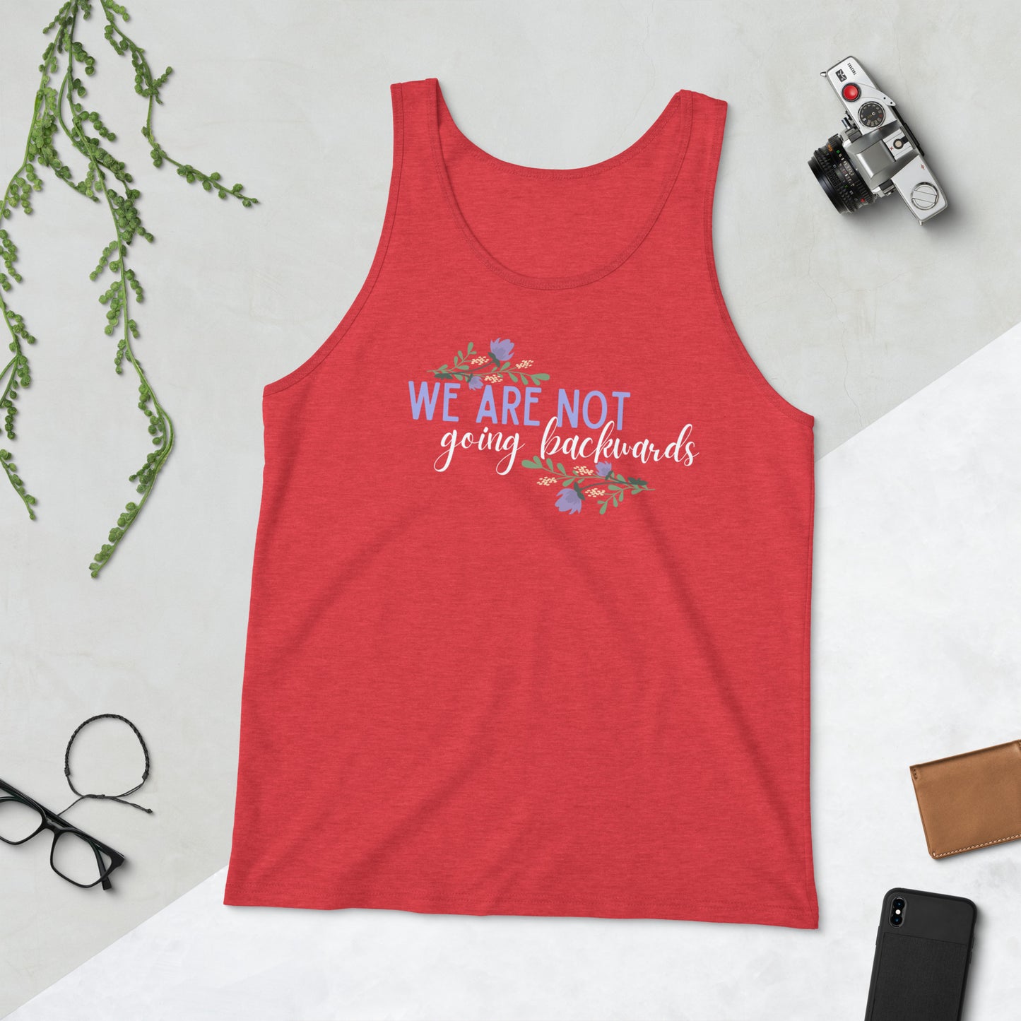 We are not going back Tank Top (Dark Shirts)