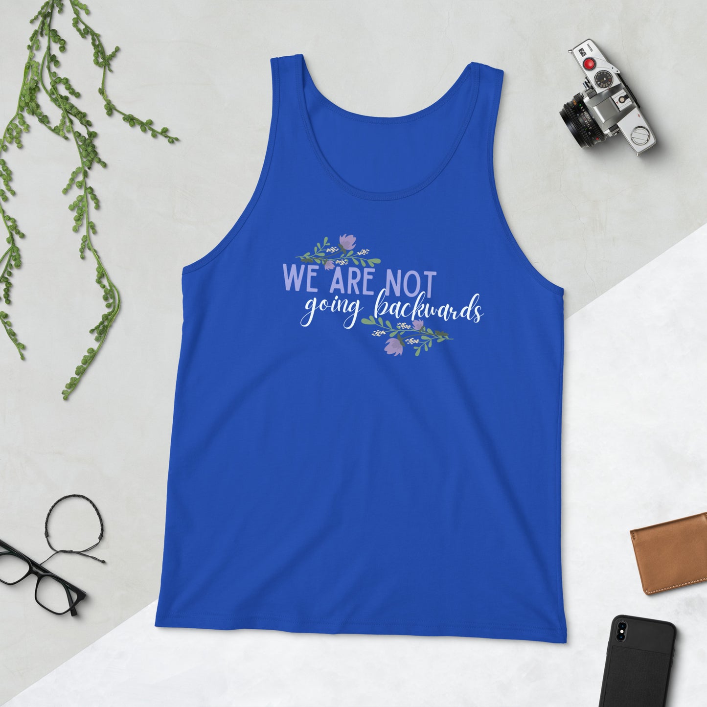 We are not going back Tank Top (Dark Shirts)