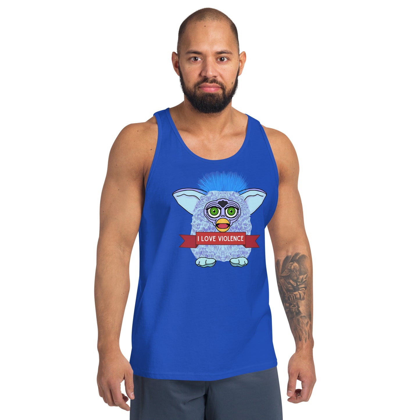 I love violence Furby Tank Top