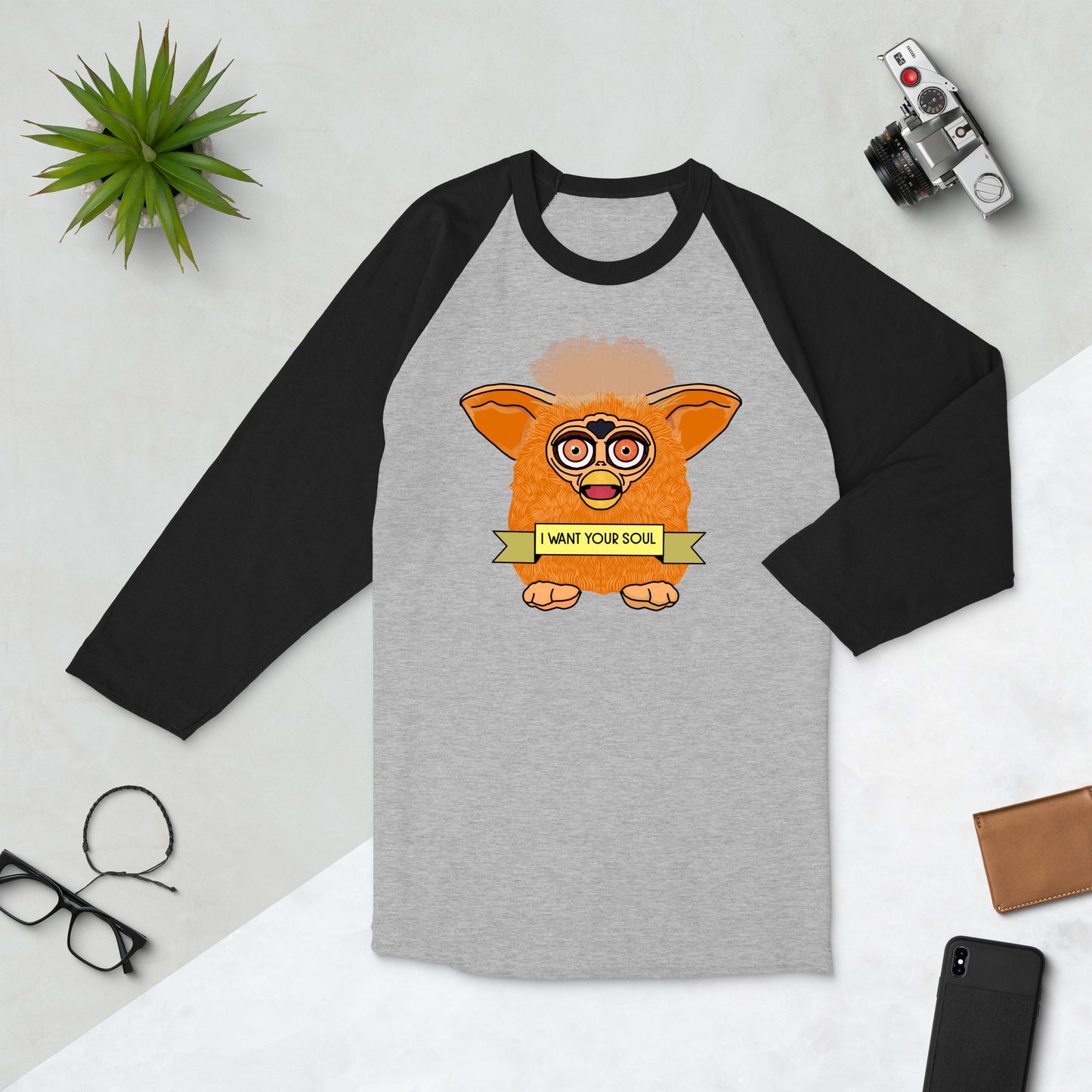 Furby - I want your soul Baseball Tee / Raglan
