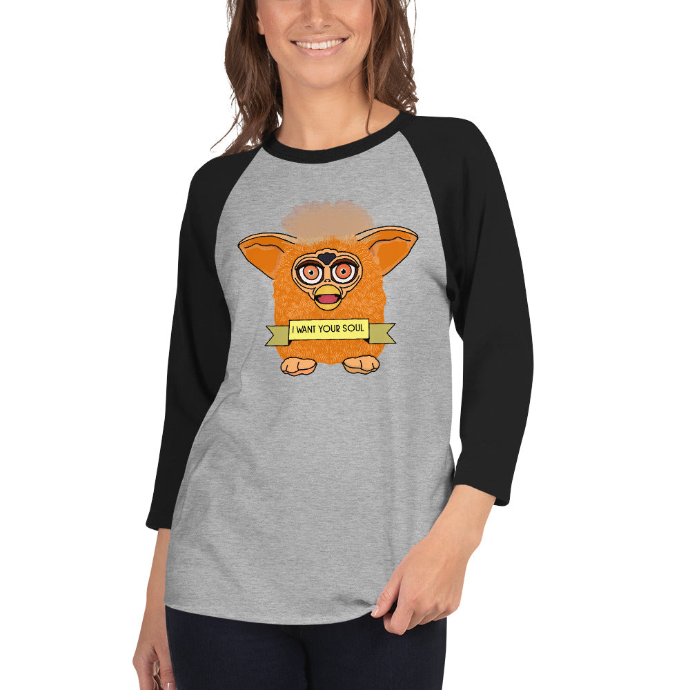 Furby - I want your soul Baseball Tee / Raglan