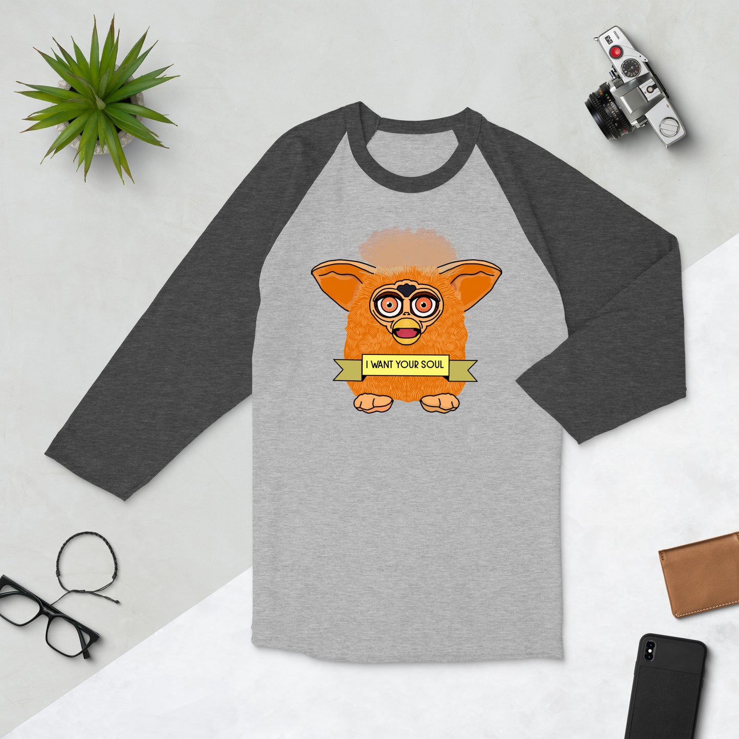 Furby - I want your soul Baseball Tee / Raglan