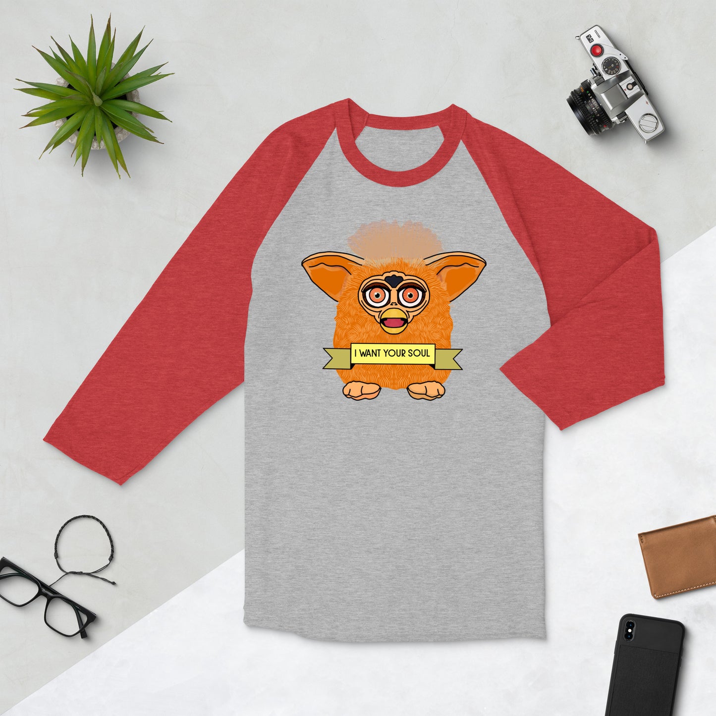 Furby - I want your soul Baseball Tee / Raglan