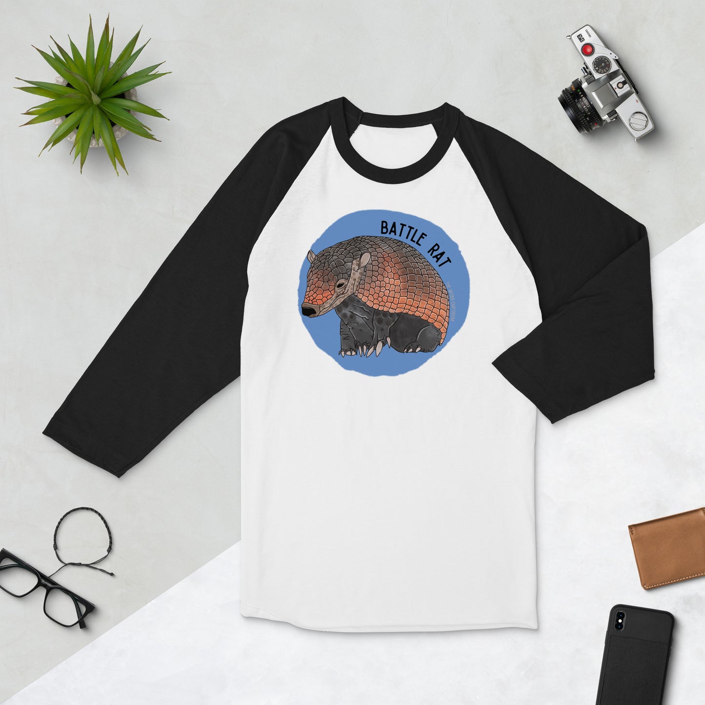 Battle Rat Baseball Tee / Raglan (Armadillo