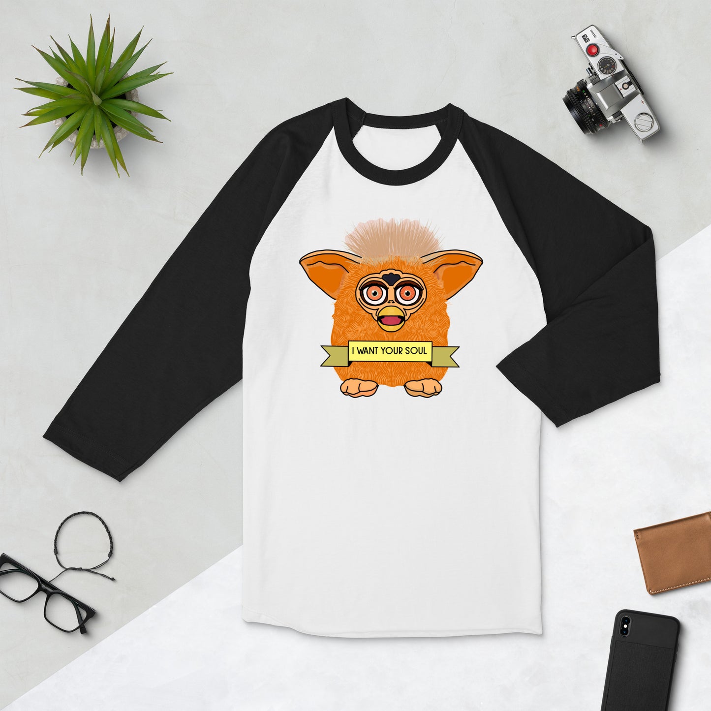 Furby - I want your soul Baseball Tee / Raglan