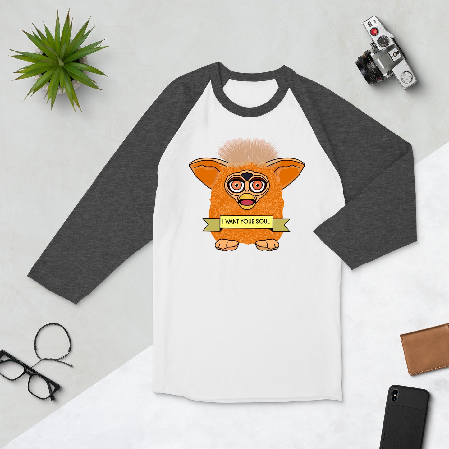 Furby - I want your soul Baseball Tee / Raglan