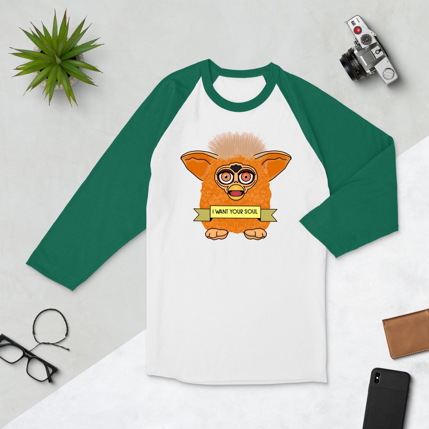 Furby - I want your soul Baseball Tee / Raglan
