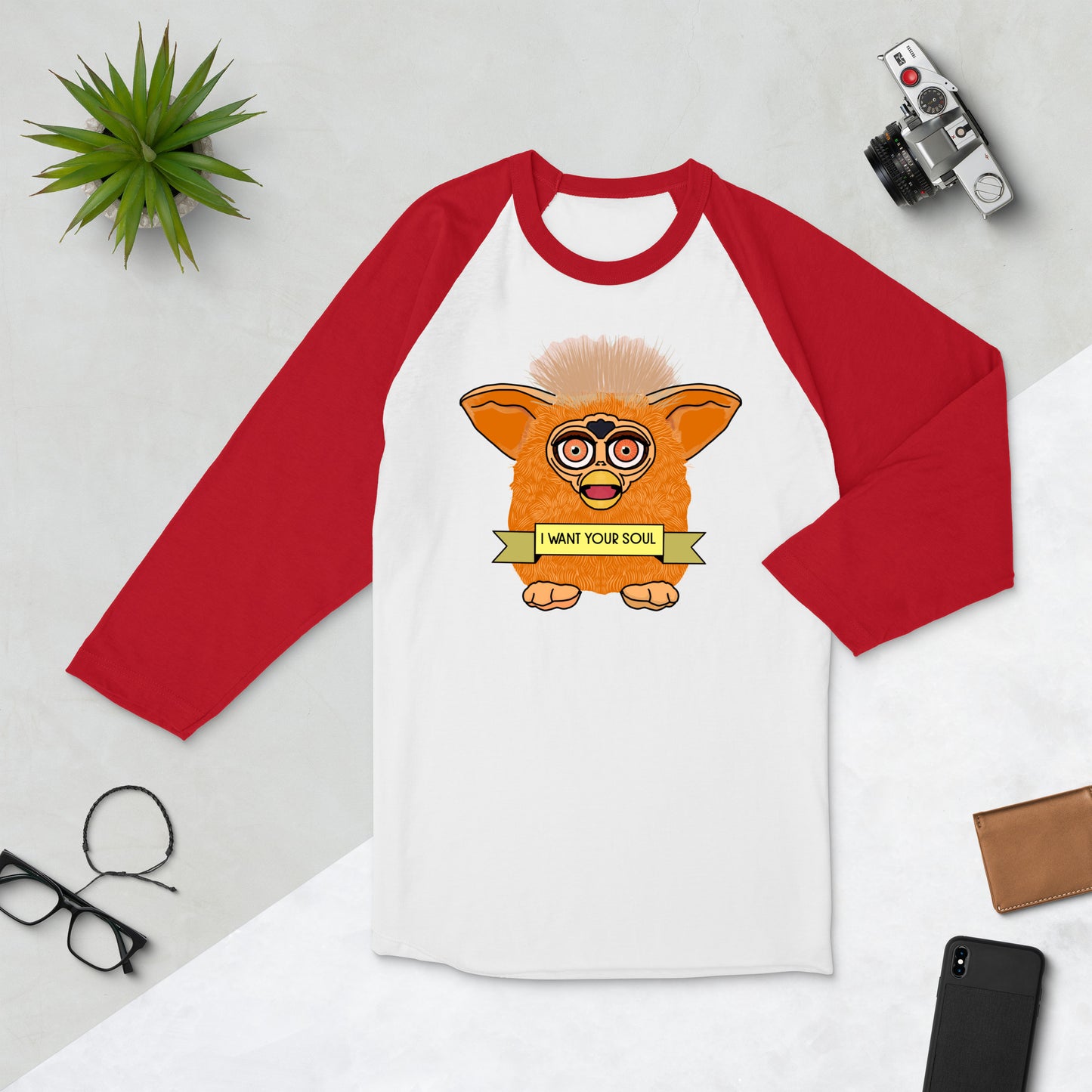 Furby - I want your soul Baseball Tee / Raglan