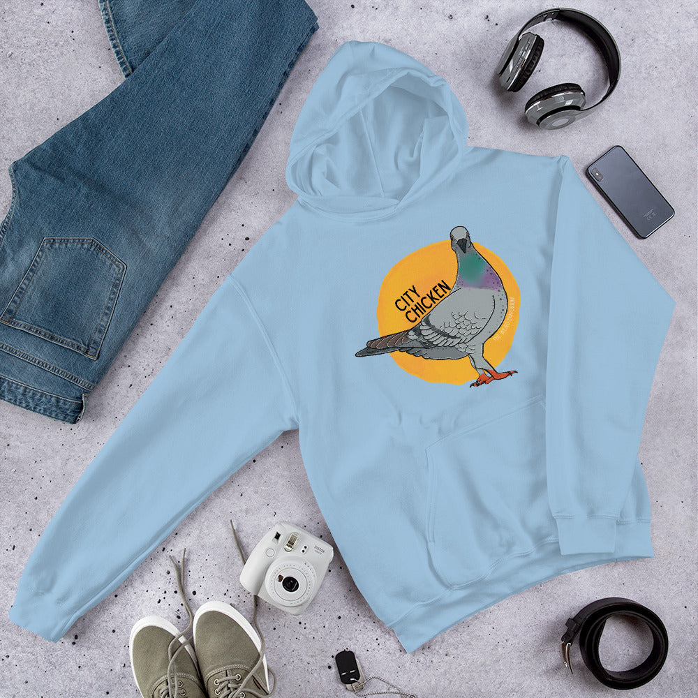 City Chicken Hoodie (Pigeon)