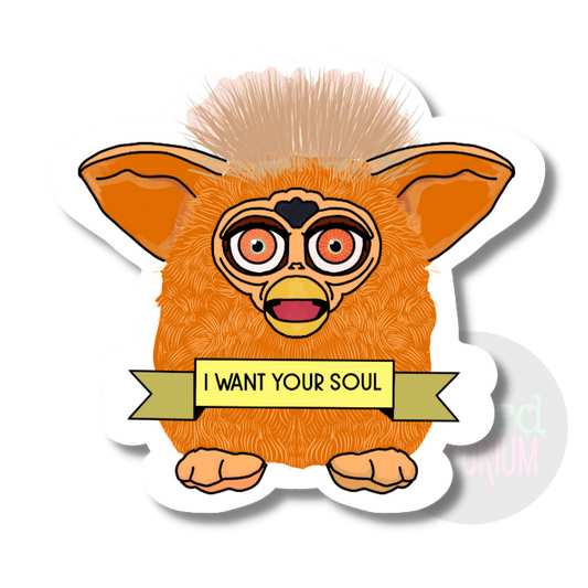 Furby - I want your Soul Sticker