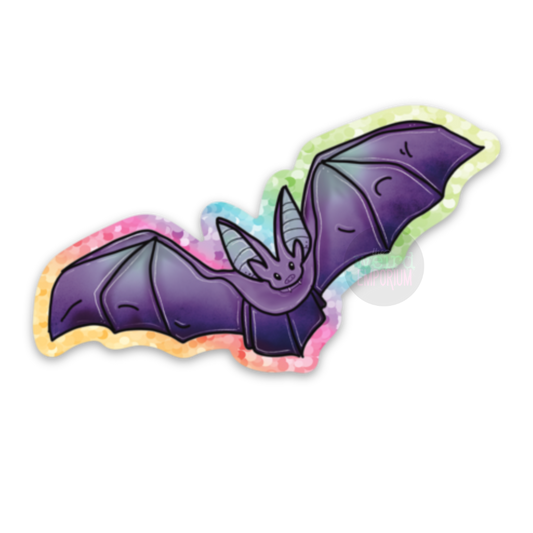 Bat Glitter Sticker