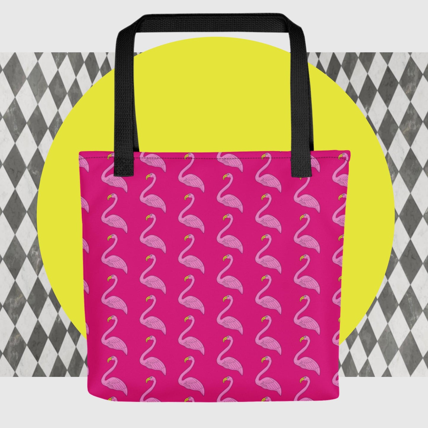 Pink Flamingo Tote Bag