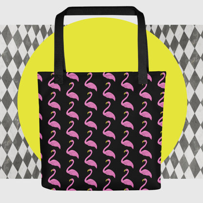 Black Flamingo Tote