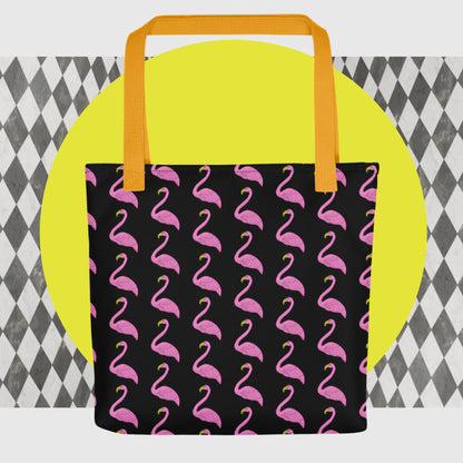 Black Flamingo Tote