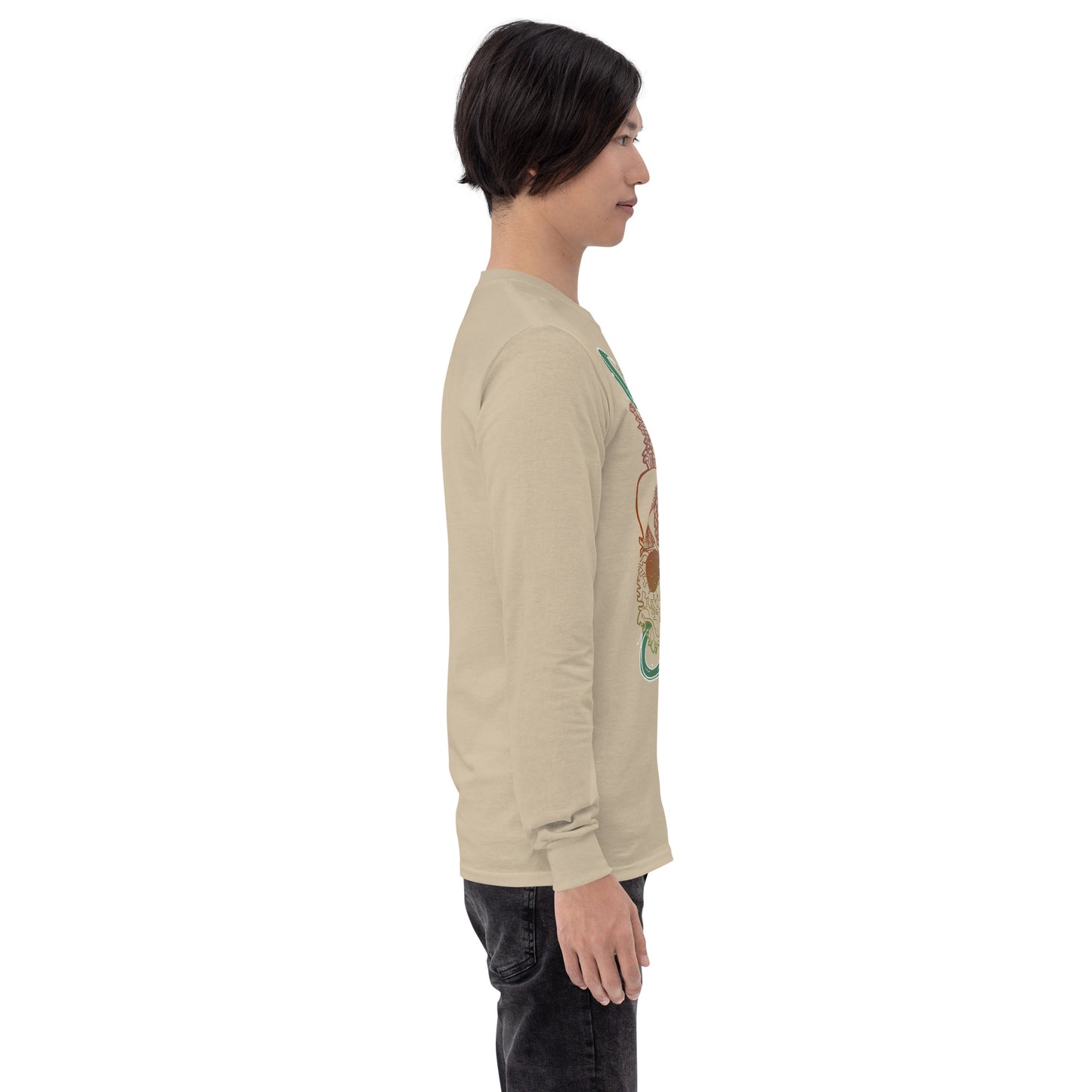 Earthy Mushroom Magic Long Sleeve Shirt