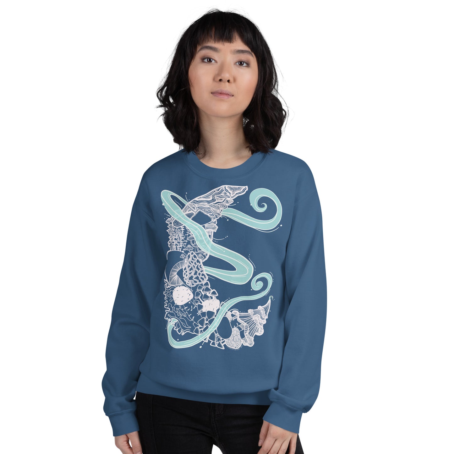 Mushroom Moon Magic Sweatshirt