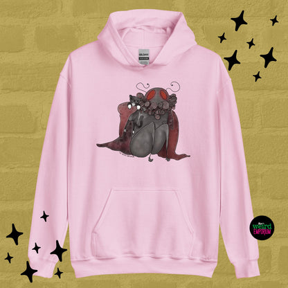 Mothman & Cat Hoodie