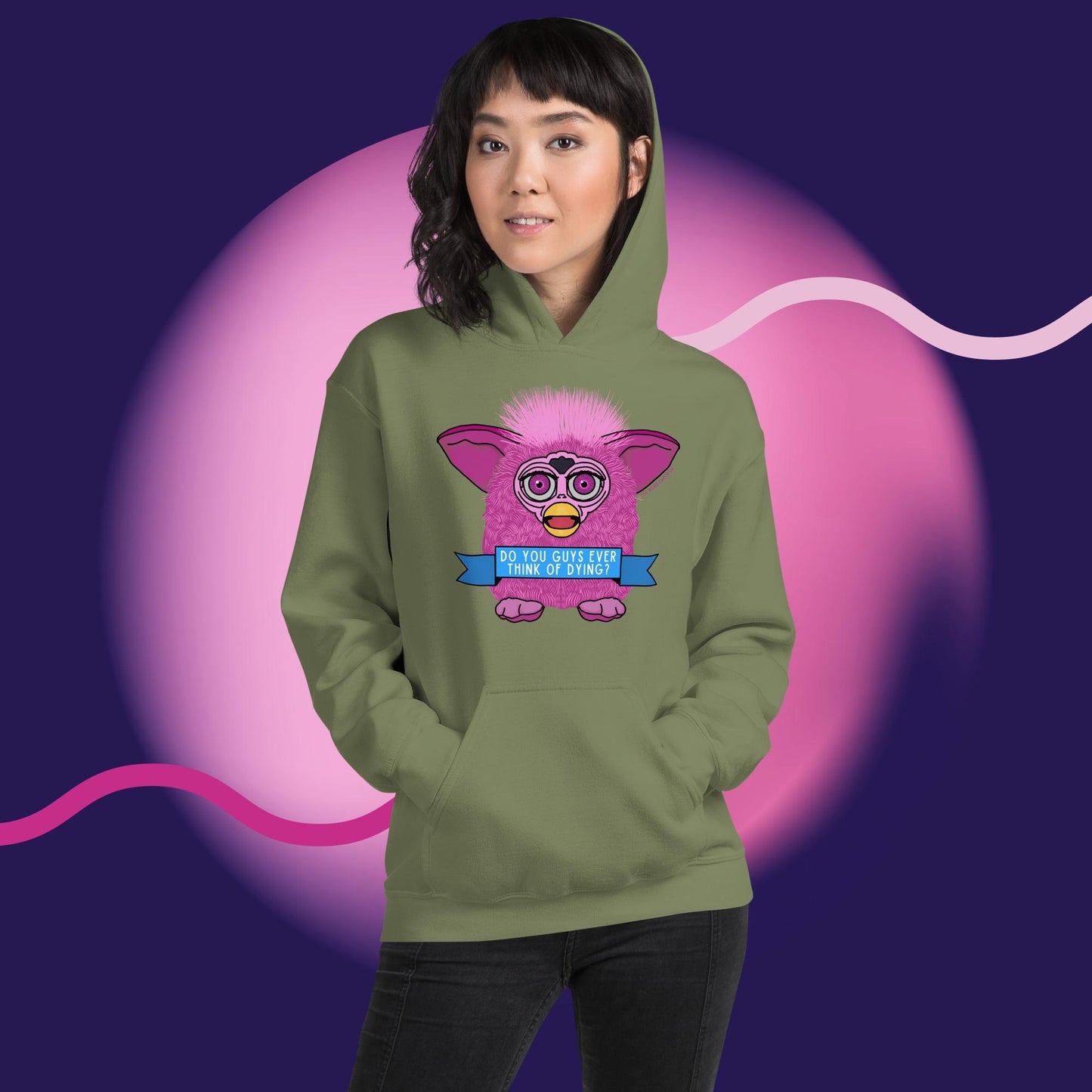 Do you ever think of dying Unisex Hoodie (Barbie Movie)