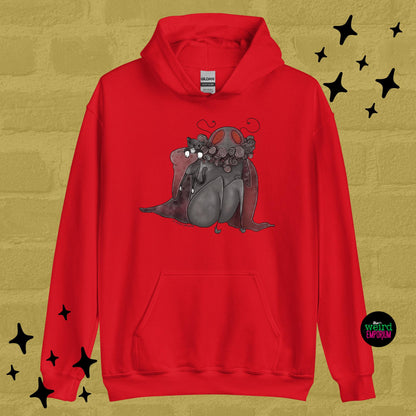 Mothman & Cat Hoodie