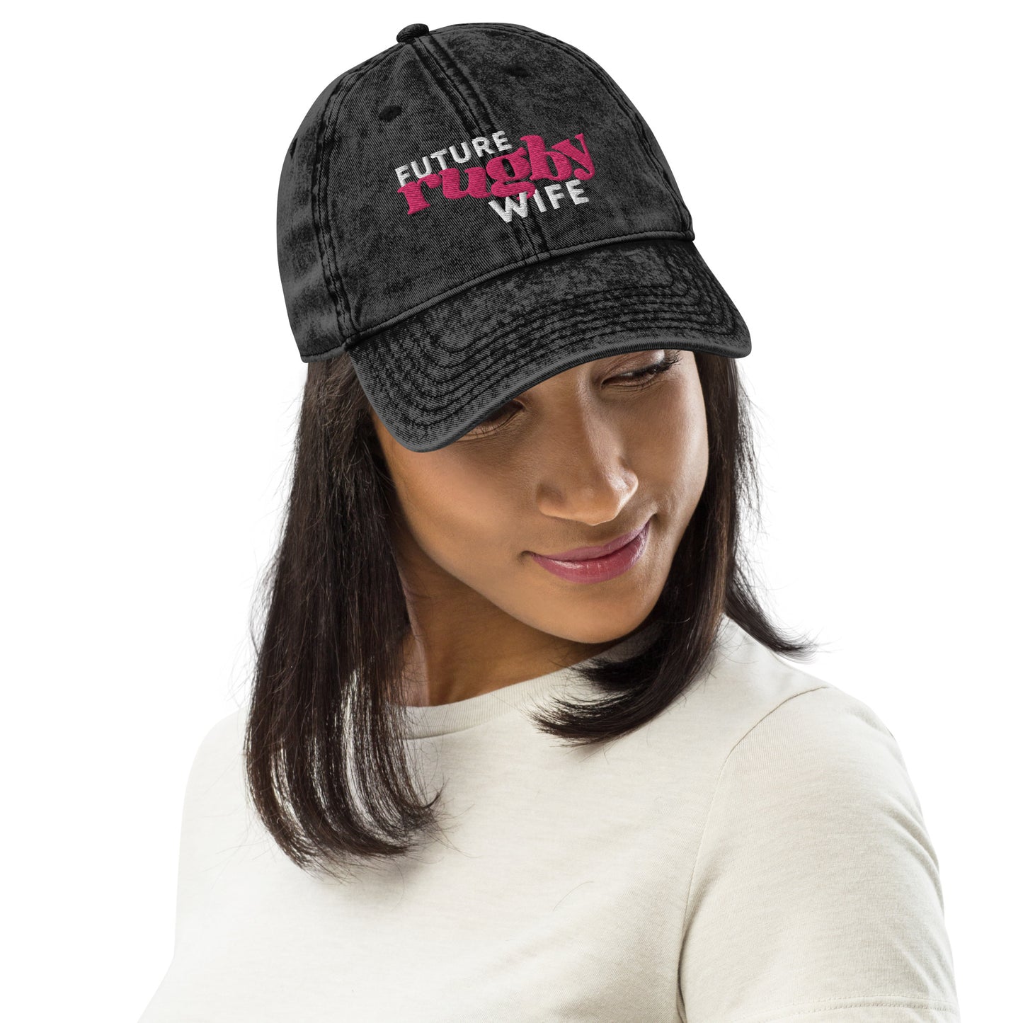 Future Rugby Wife Vintage Cotton Twill Cap