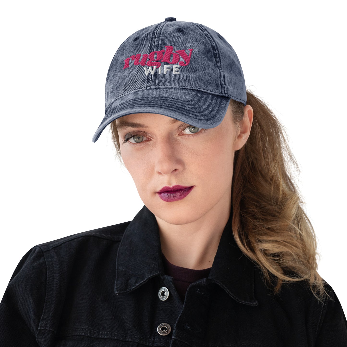 Rugby Wife Vintage Cotton Twill Cap