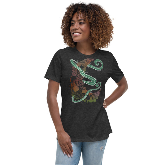 Earthy Mushroom Magic Women's Relaxed T-Shirt