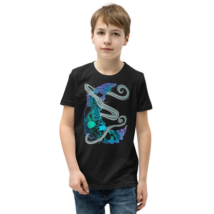 Cool Mushroom Moon Magic Youth Short Sleeve T-Shirt
