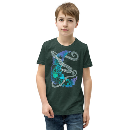 Cool Mushroom Moon Magic Youth Short Sleeve T-Shirt