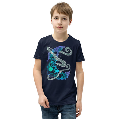 Cool Mushroom Moon Magic Youth Short Sleeve T-Shirt