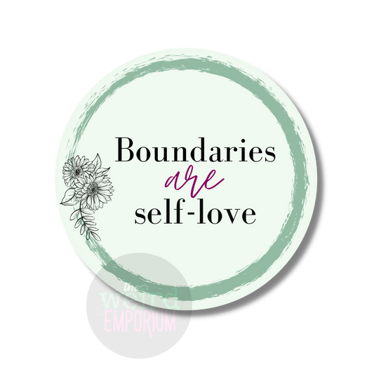 Boundaries are Self Love Sticker