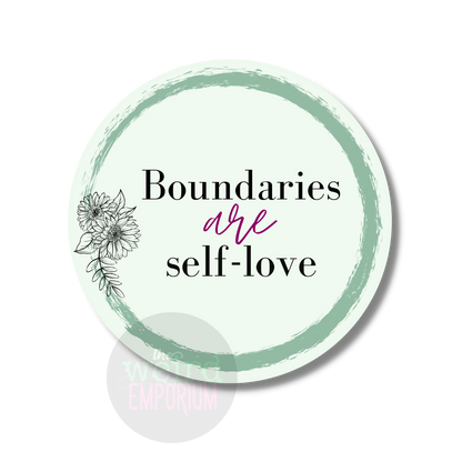 Boundaries are Self Love Sticker