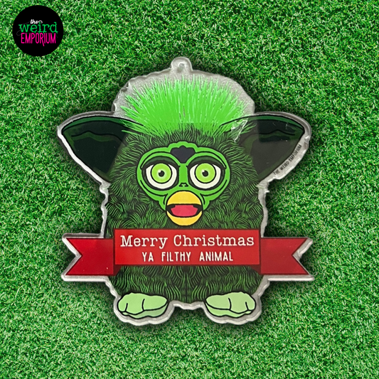 Furby Merry Christmas Ya Filthy Animal Ornament
