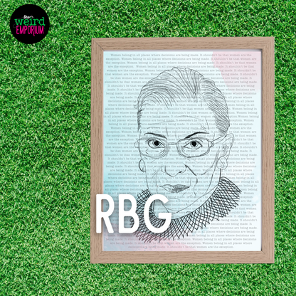 Ruth Bader Ginsburg (RBG)  Print