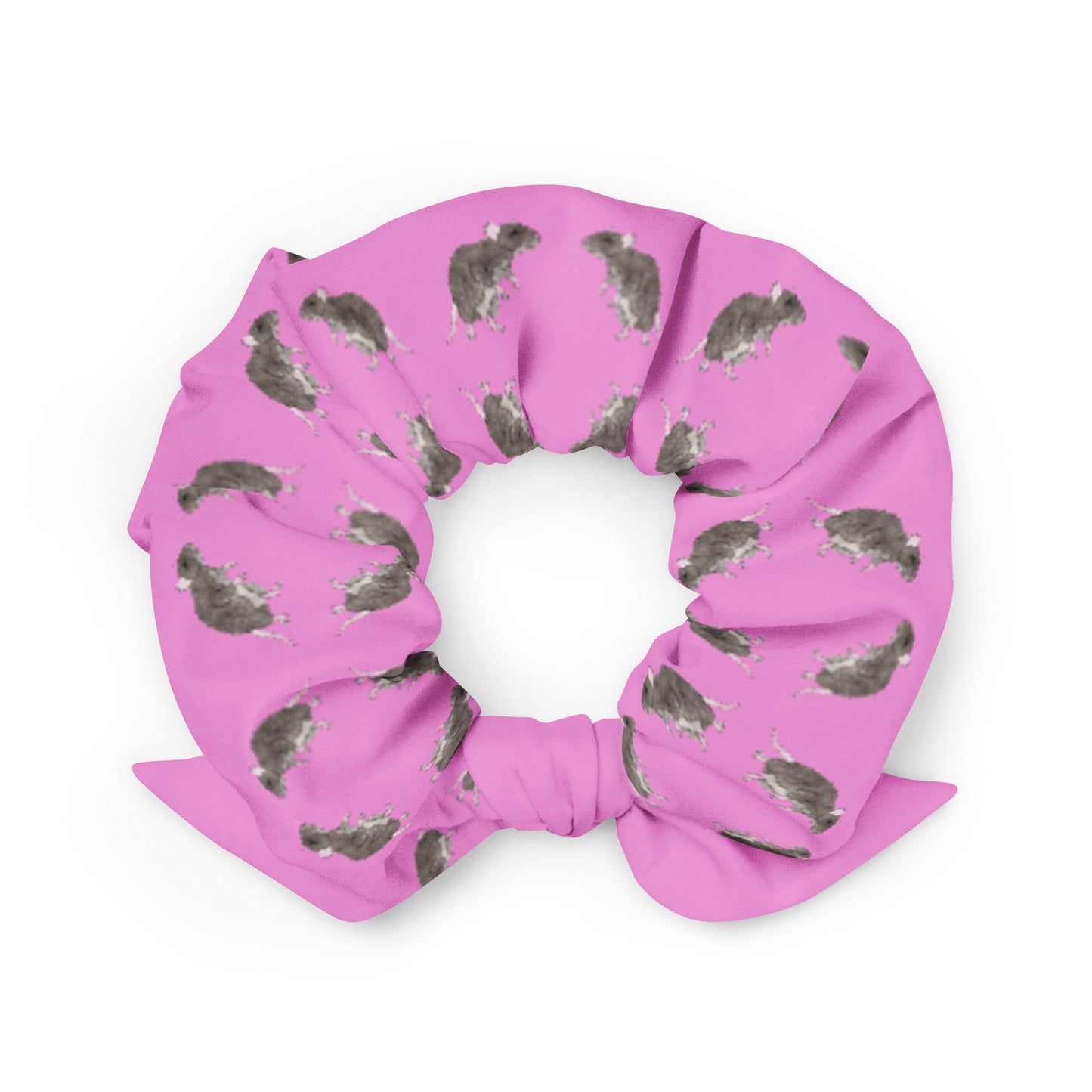 Pink Rat Scrunchie